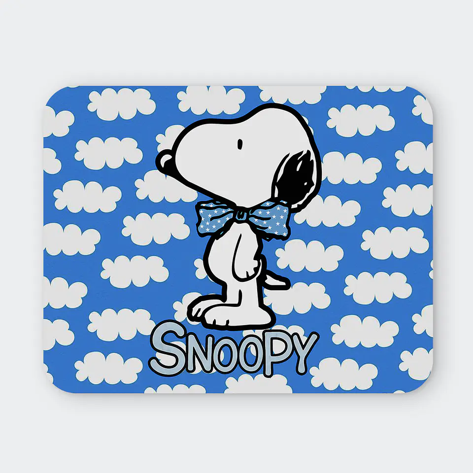 Mousepad 20x24 cm - Diseño Snoopy Nubes Azules 1