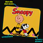 Mousepad 20x24 cm - Diseño Snoopy y Charlie Fondo Amarillo - Miniatura 3