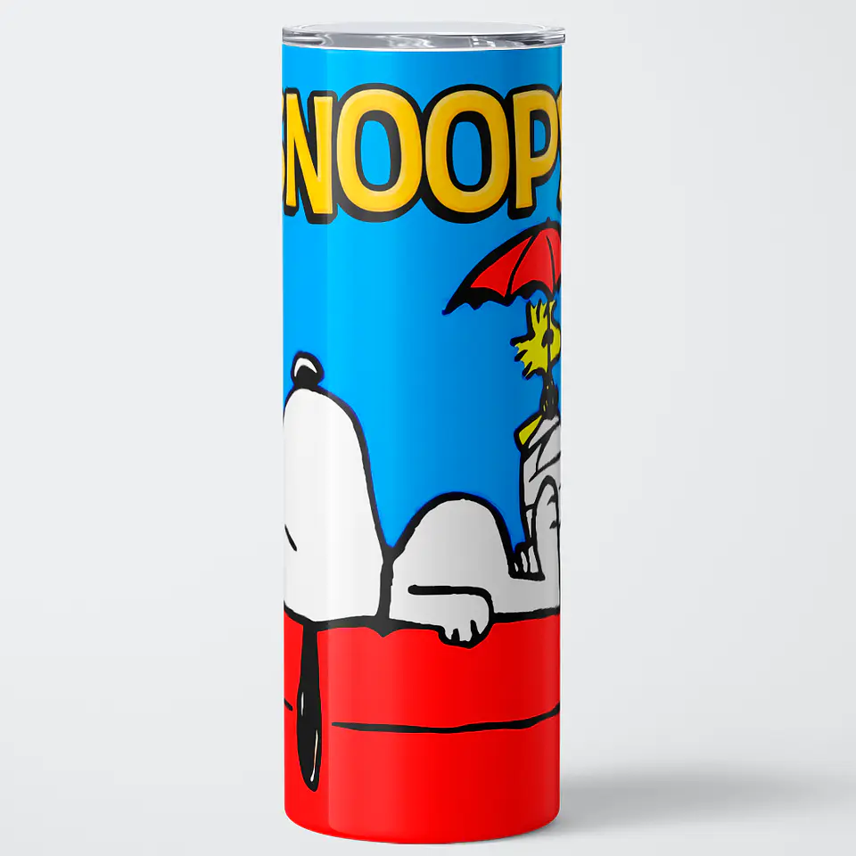 Mug Termo 600ml - Diseño Snoopy y Woodstock 2