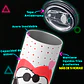 Mug Termo 600ml - Diseño Snoopy con Lentes y Corazones - Miniatura 3