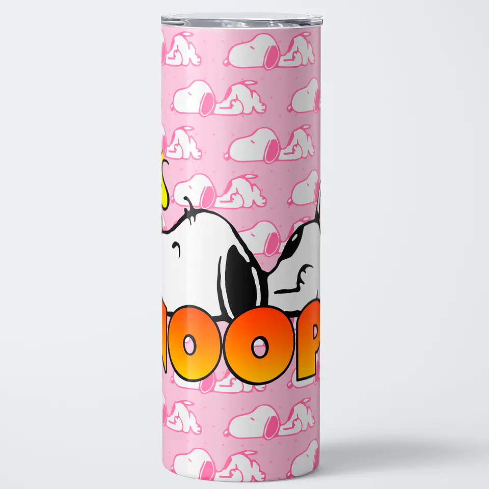 Mug Termo 600ml - Diseño Snoopy y Woodstock Dulces Sueños 2