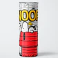 Mug Termo 600ml - Diseño Snoopy y Woodstock Casita Roja Cómic - Miniatura 1