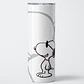 Mug Termo 600ml - Diseño Snoopy Minimalista Blanco y Gris - Miniatura 1