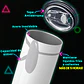 Mug Termo 600ml - Diseño Snoopy Minimalista Blanco y Gris - Miniatura 4