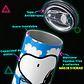 Mug Termo 600ml - Diseño Snoopy con Corbatín y Nubes - Miniatura 4