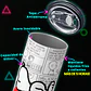 Mug Termo 600ml - Diseño Snoopy Corazón Rojo y Cómic - Miniatura 3