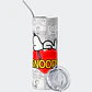 Mug Termo 600ml - Diseño Snoopy Corazón Rojo y Cómic - Miniatura 1