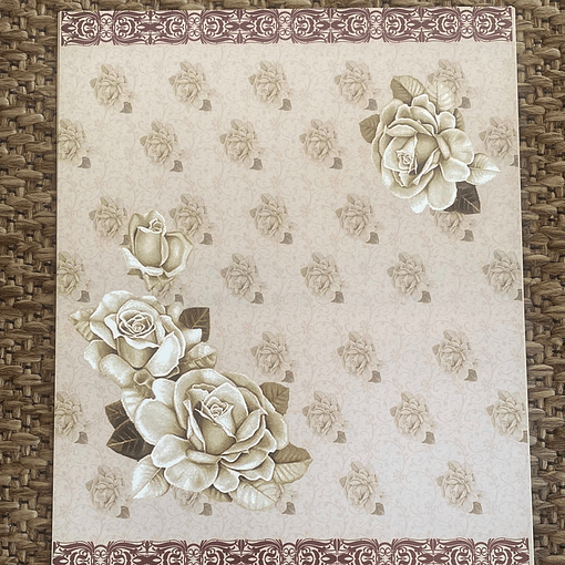 LAMINAS PARA DECOUPAGE   20 x 25  FLOR