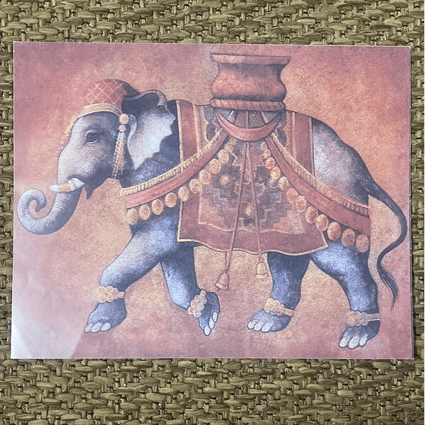 LAMINAS PARA DECOUPAGE   21x29 vintage elefante