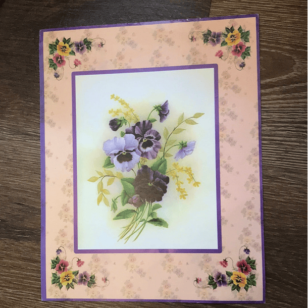 LAMINAS PARA DECOUPAGE  FLORES 20 x 25