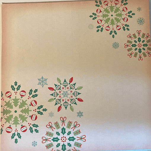 LAMINA- PAPEL DECOUPAGE 30 x30  NAVIDAD