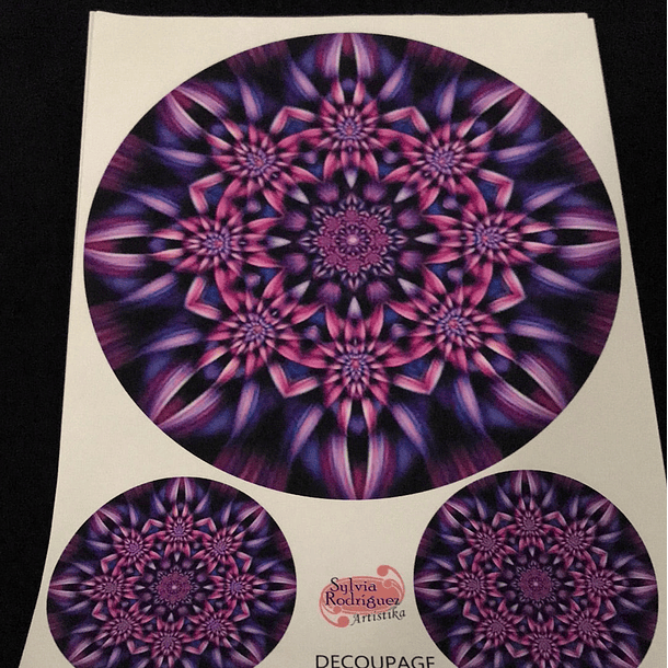 LAMINAS PARA DECOUPAGE (20x25) MANDALAS