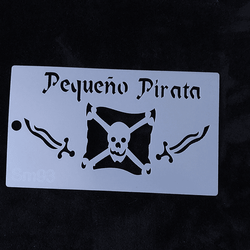 STENCIL 10 x 15 Pirata MILARTES