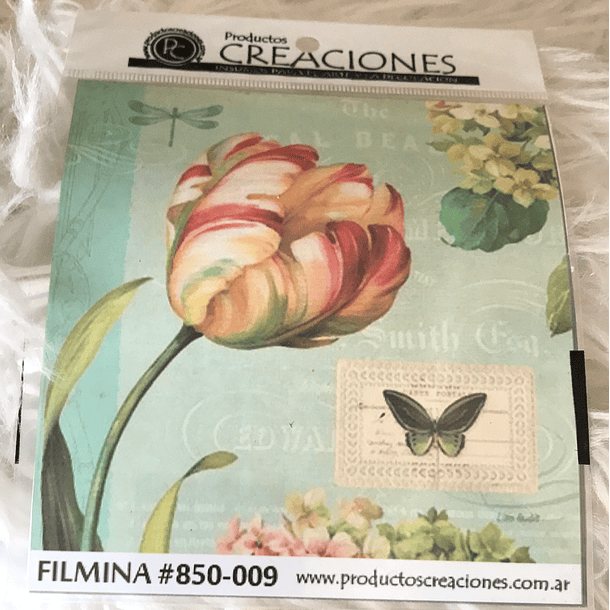 LAMINAS FILMINA O CRISTAL, medidas 14 x 14