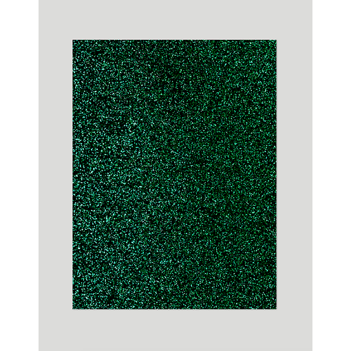 GOMA EVA GLITTER TAMAÑO 20x30cm VERDE NAVIDAD