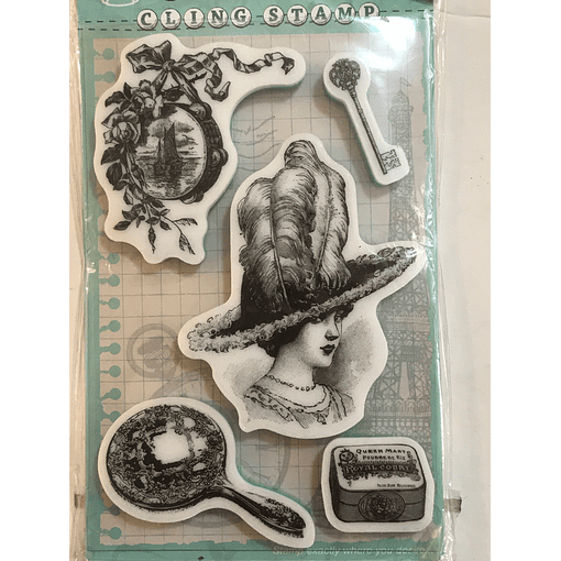 TIMBRES SET DE SELLOS SABELINA VERDE