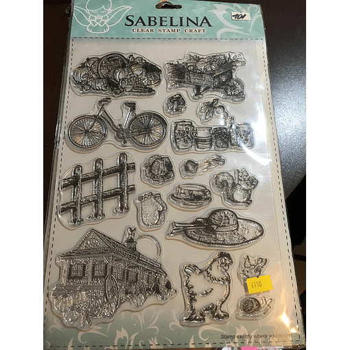 SET DE SELLOS SABELINA XL VERDE  COUNTRY