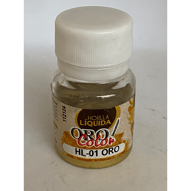 HOJILLA LIQUIDA ORO COLOR 30 ML ORO HL 01