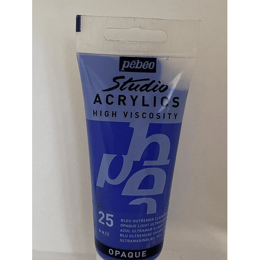 PINTURA ACRILICA PROFESIONAL 100 ML 25_AZUL ULTRAMAR CLARO