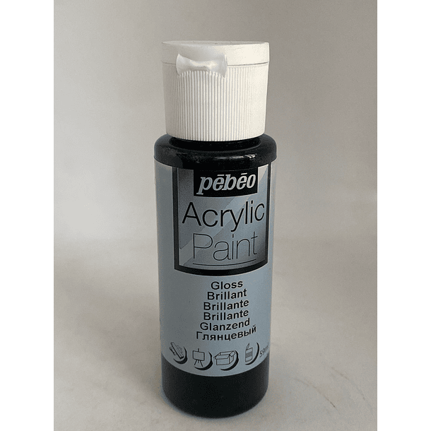 PINTURA ACRÍLICA 59ml 60_negro brillante