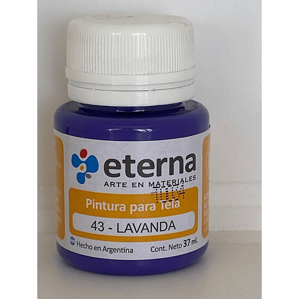 PINTURA PARA TELA ETERNA  / GENERO 37 ML 43 LAVANDA