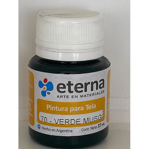 PINTURA PARA TELA ETERNA  / GENERO 37 ML 70 VERDE MUSGO