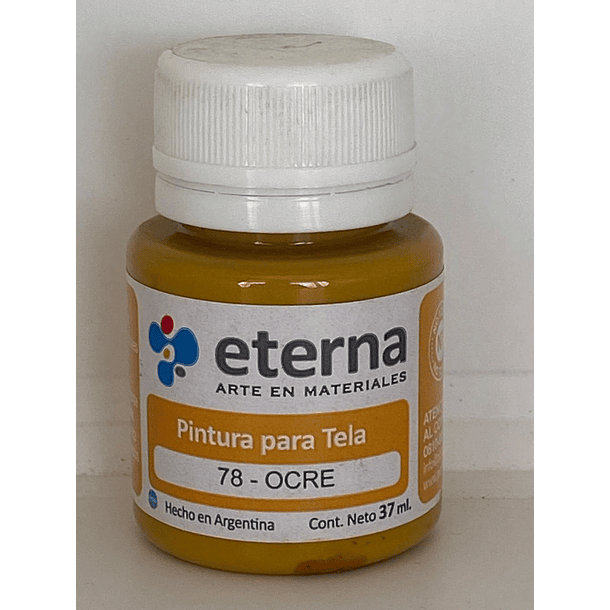 PINTURA PARA TELA ETERNA  / GENERO 37 ML 78 OCRE