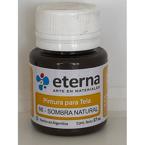 PINTURA PARA TELA ETERNA  / GENERO 37 ML 86 SOMBRA NATURAL