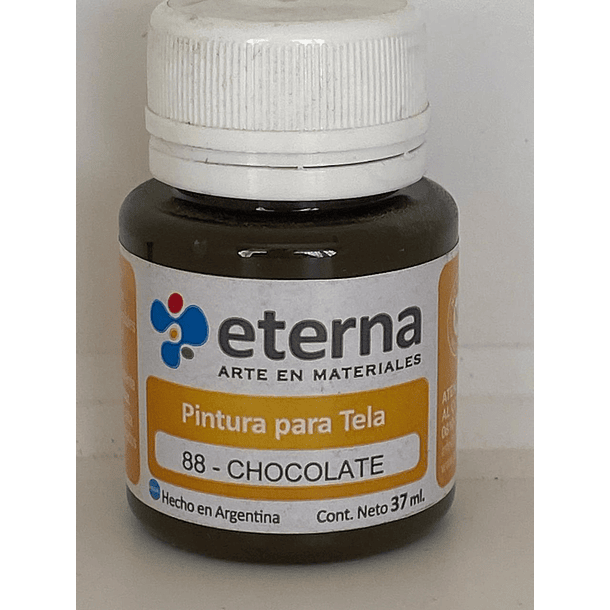 PINTURA PARA TELA ETERNA  / GENERO 37 ML 88 CHOCOLATE