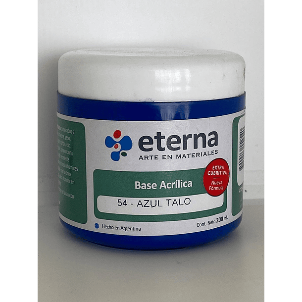 BASE ACRÍLICA ETERNA 200 ML AZUL TALO 54