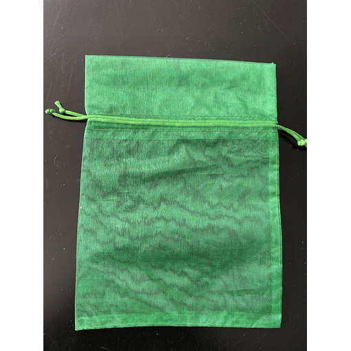 BOLSA DE ORGANZA 15x20 CM VERDE