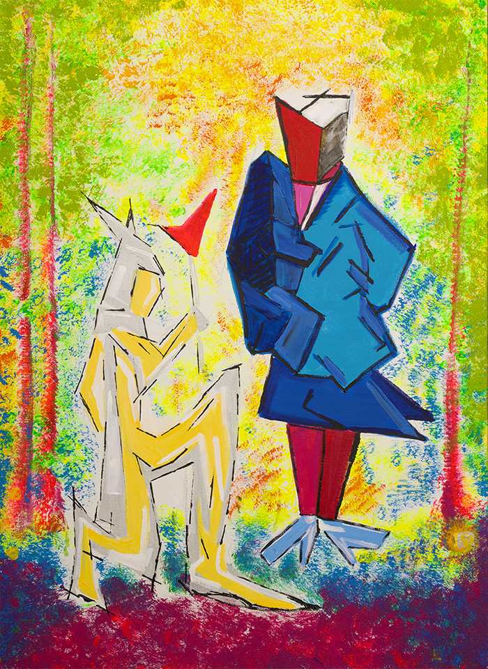 El caballero y su princesa