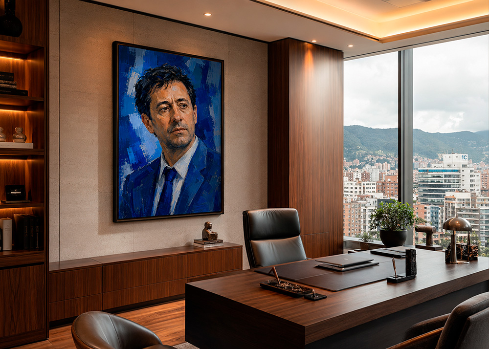 Retrato ejecutivo realizado por ARTJOAN