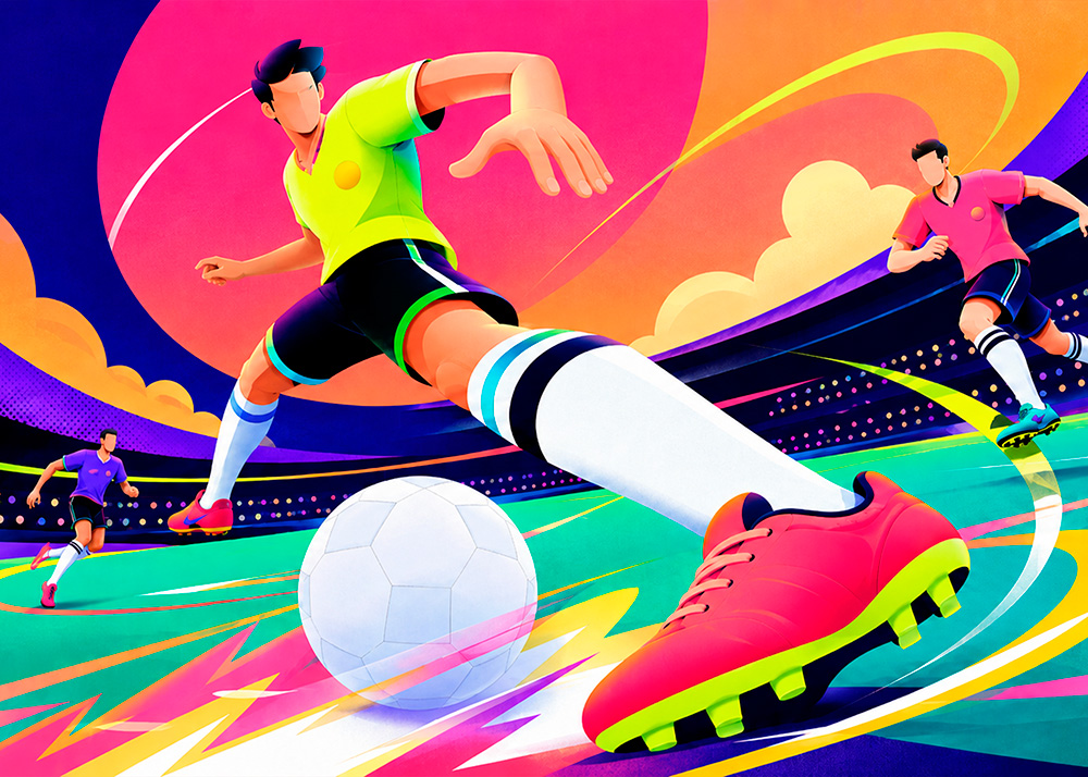 Mural Energía deportiva de ARTJOAN