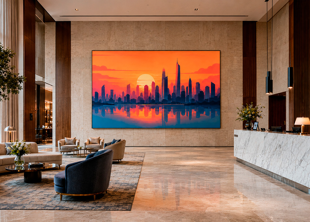 Mural Lobby Skyline de ARTJOAN