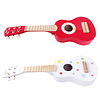 Guitarra y ukelele de madera