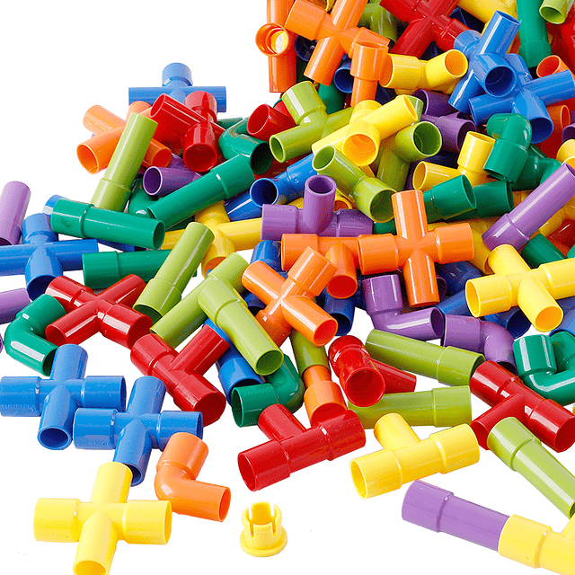 Tubos de plástico para construcción 72 piezas