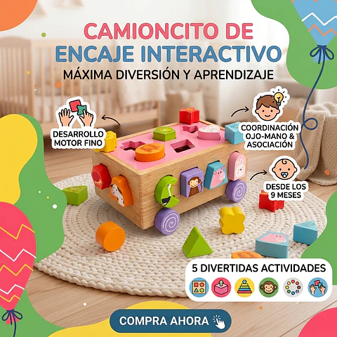 Camioncito de Encaje Interactivo