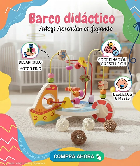 Barco Didáctico de Motricidad