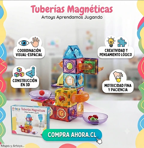 Tuberías Magnéticas Artoys (79 y 109 Piezas)