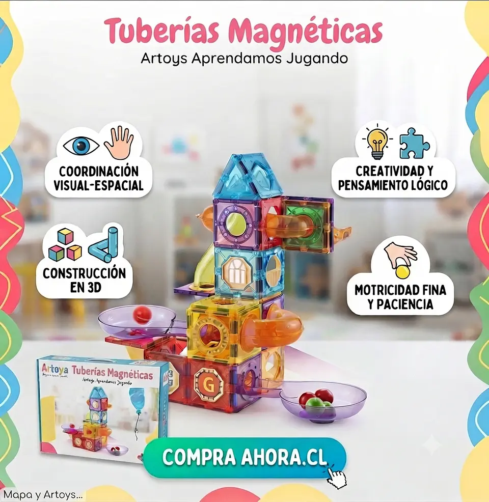 Tuberías Magnéticas Artoys (79 y 109 Piezas) 1
