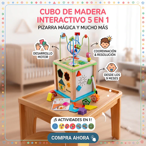 Cubo Interactivo 5 en 1