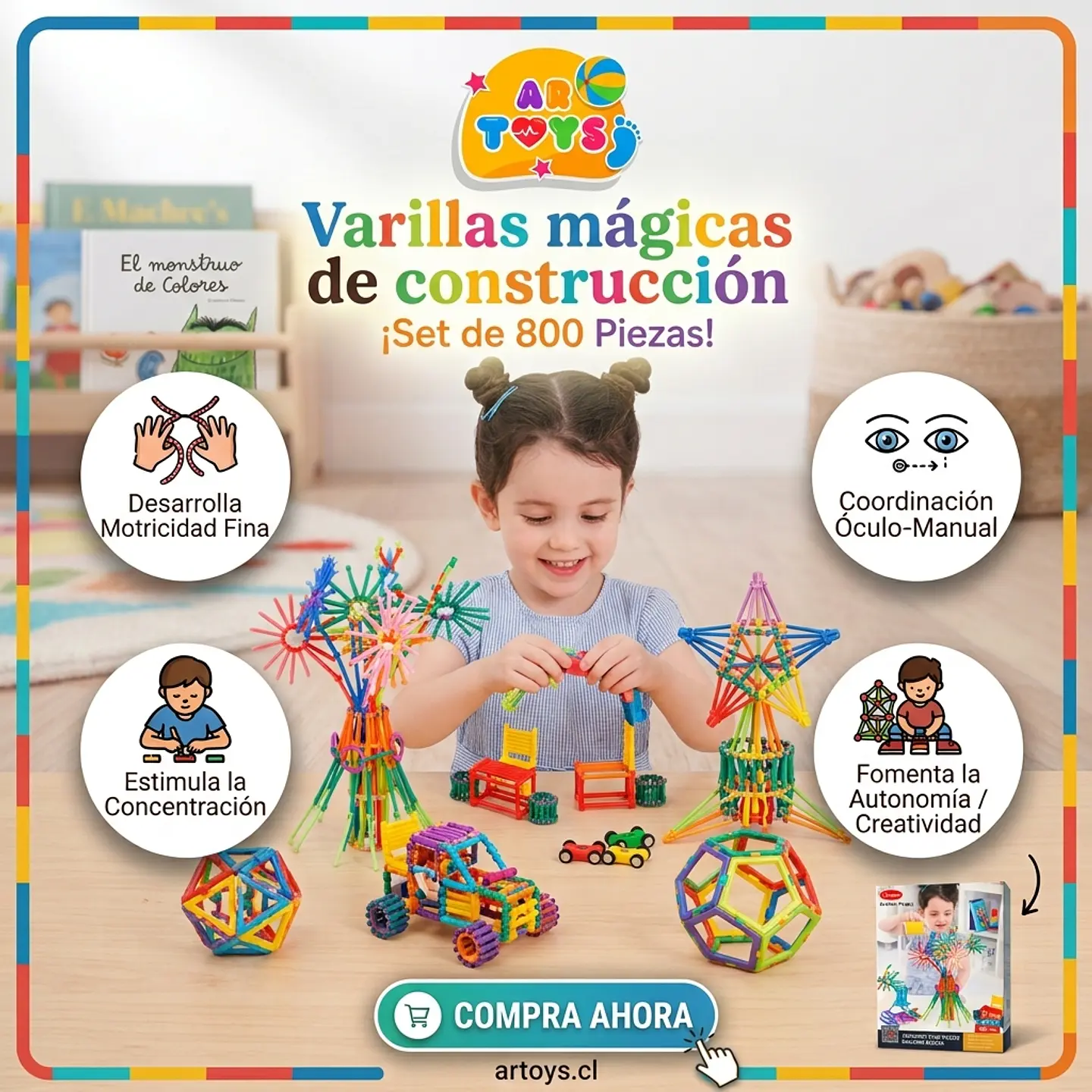  Varillas Mágicas de Construcción Artoys 1