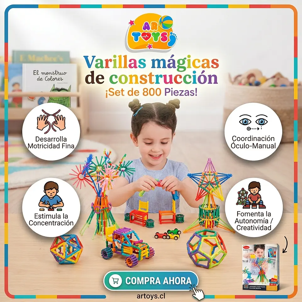  Varillas Mágicas de Construcción Artoys 1