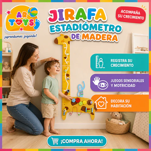 Jirafa de Madera Estadiómetro Artoys