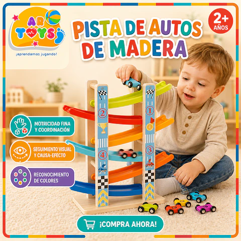 Pista de Autos de Madera
