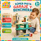 Garaje Infantil de Madera de 3 Niveles con Ascensor - Miniatura 1