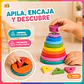 Torre Circular de Encaje 3 en 1 de Madera - Miniatura 2