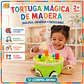 Tortuga Mágica de Madera con Martillo - Miniatura 1