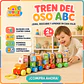 Tren del Oso ABC de Madera con Bloques - Miniatura 1